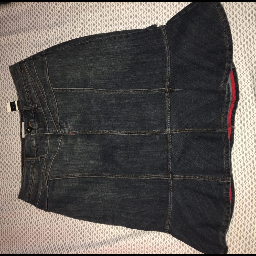 Blue jean skirt